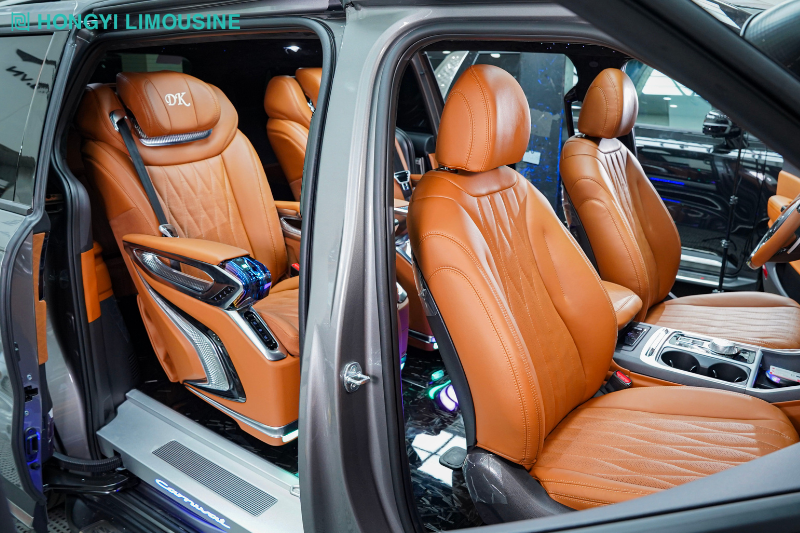 Ghế Limousine Hongyi Crystal 4.0 Pro Max - Độ ghế limousine ô tô tại Phú Yên